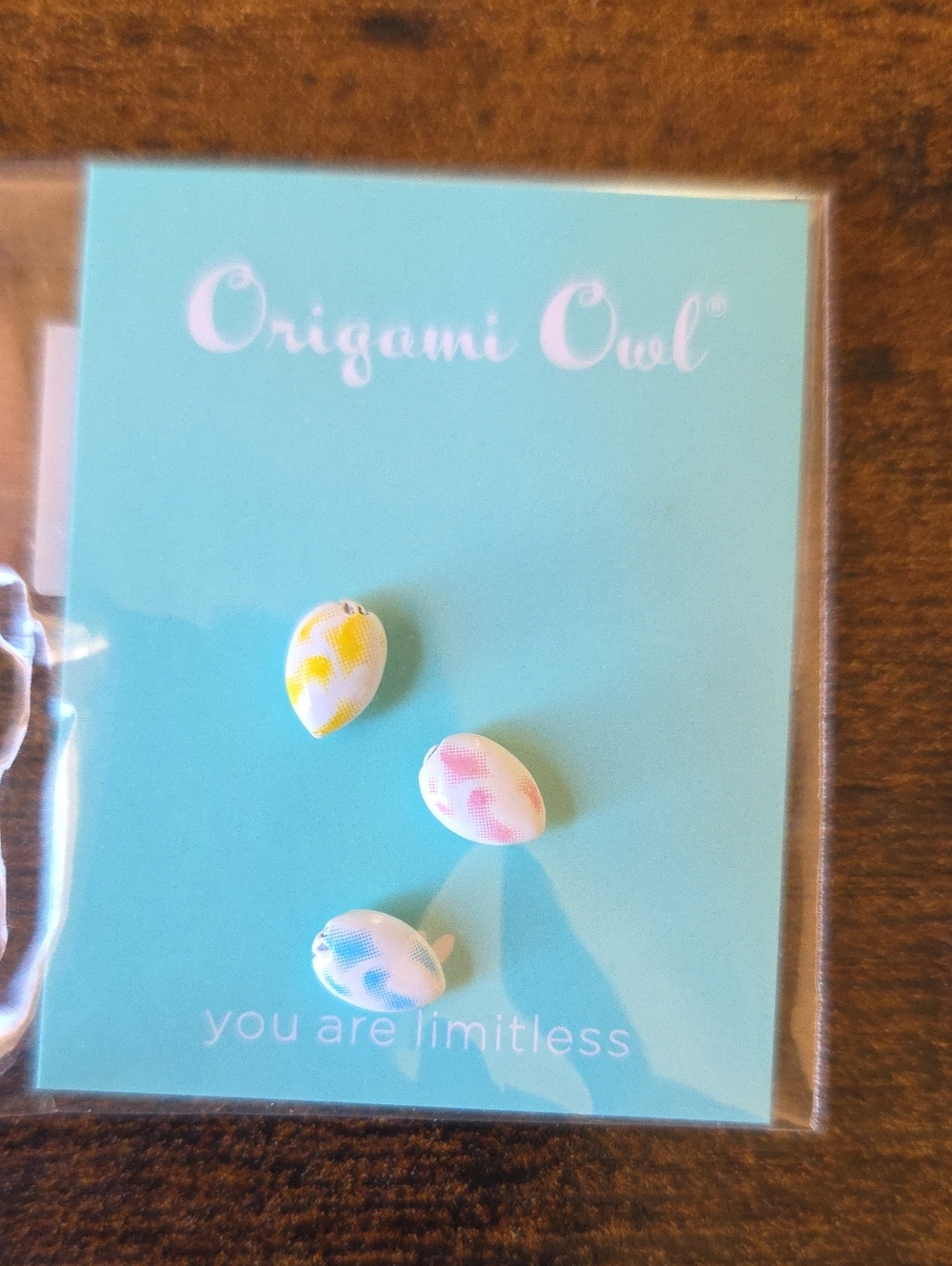 Origami Owl Marbled Candy Eggs Charm Set - CH3472